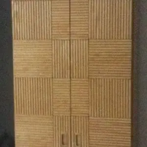 furniture covered by designed v-grooved wood panel board, interior wood paneling, timber panel, wall panel, wood panel, panel wood, wood panel wall for wall and furniture decoration, wood panel on furniture, Flexible Wood Board